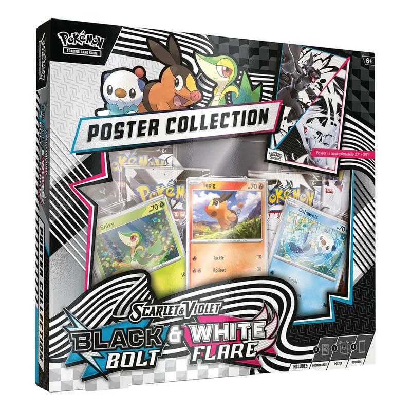 Box Pokemon Black Bolt E White Flare Unova Poster Collection